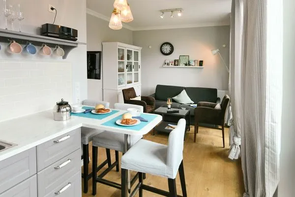 Küche / Küchenzeile Villa Dorfgroden Ferienwohnung Strandvogt