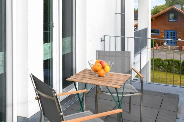 Balkon Villa Dorfgroden Ferienwohnung Strandvogt