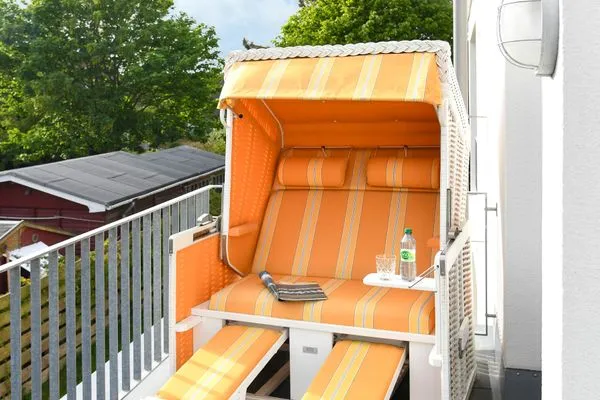 Balkon Villa Dorfgroden Ferienwohnung Strandvogt