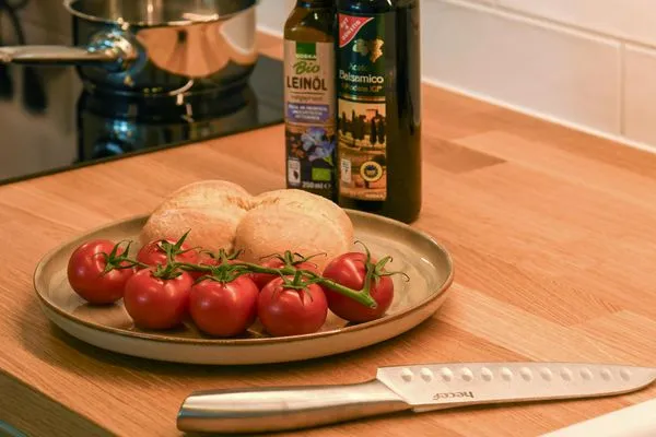 Küche / Küchenzeile Haus Christine Ferienwohnung Düünstuuv