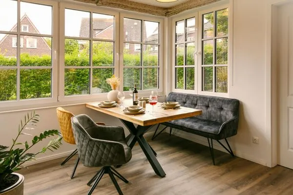 Wohnzimmer Haus Christine Ferienwohnung Düünstuuv