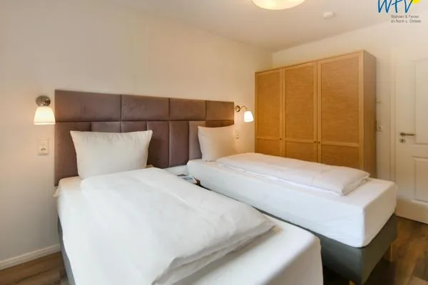 Schlafzimmer Haus Christine Ferienwohnung Düünstuuv