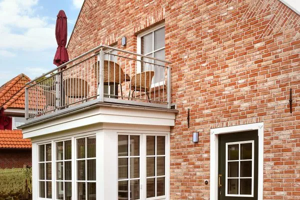 Terrasse Haus Christine Ferienwohnung Düünstuuv