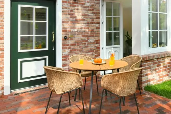 Terrasse Haus Christine Ferienwohnung Uns Versteck