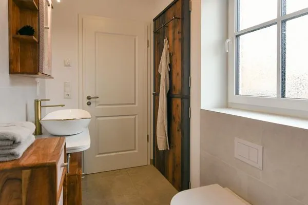 Badezimmer Haus Christine Ferienwohnung Uns Versteck