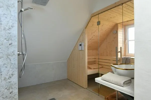 Badezimmer Haus Christine Ferienwohnung Watt'n Utkiek