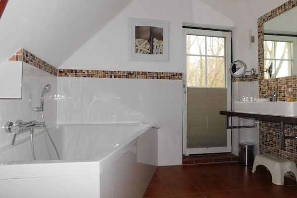  Oberdeck Ostseebad Wustrow - Badezimmer