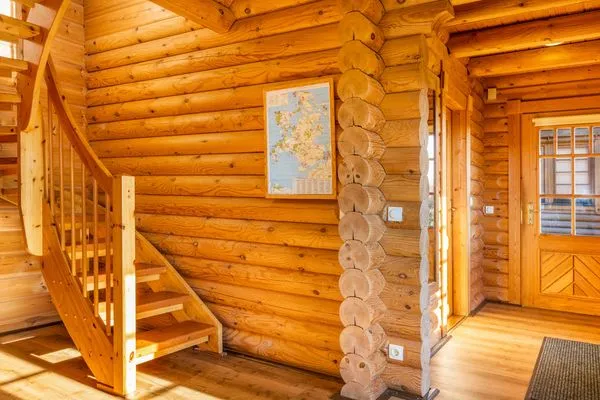 Wohnzimmer  Economy Blockhaus Fernando Magellan