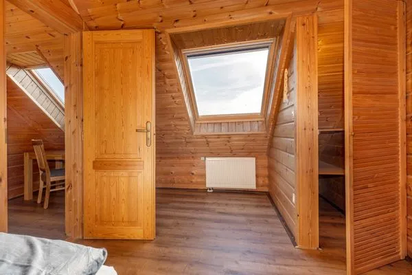 Schlafzimmer  Economy Blockhaus Fernando Magellan