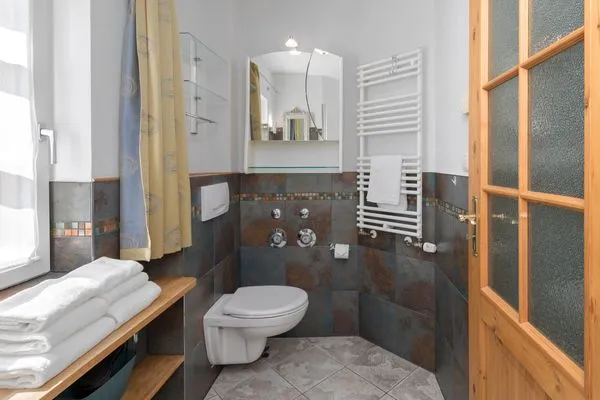 Ferienwohnung Blaue Kombüse Waren (Müritz) - Badezimmer  Blaue Kombüse