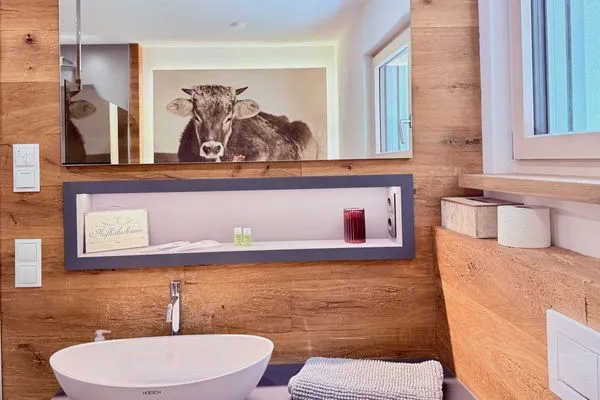 Ferienhaus Allgäutraum Ferienwohnung Allgäutraum Seenahes Allgäu - Badezimmer 1