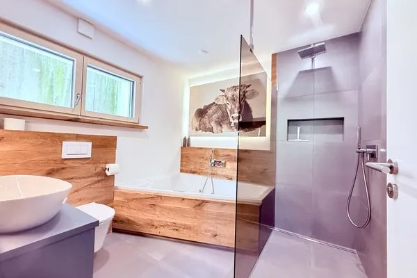 Ferienhaus Allgäutraum Ferienwohnung Allgäutraum Seenahes Allgäu - Badezimmer 1