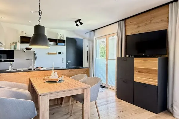 Ferienhaus Allgäutraum Ferienwohnung Allgäutraum Seenahes Allgäu - Essbereich