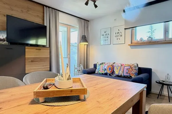 Ferienhaus Allgäutraum Ferienwohnung Allgäutraum Seenahes Allgäu - Wohnbereich