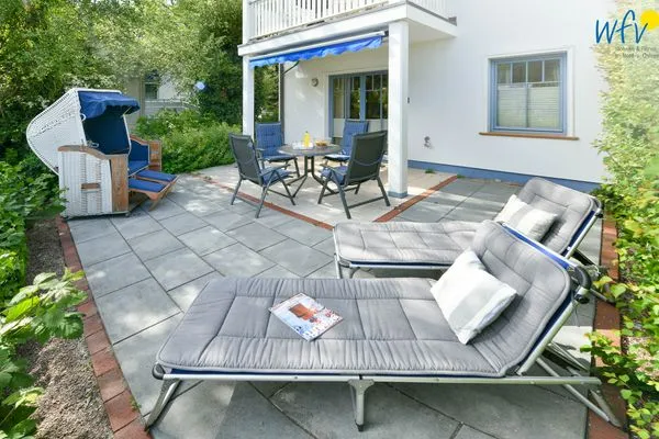 Terrasse Villa Sommerwind Ferienwohnung 2