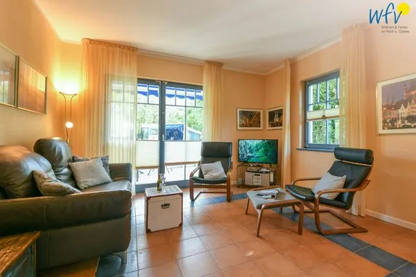 Wohnzimmer Villa Sommerwind Ferienwohnung 2