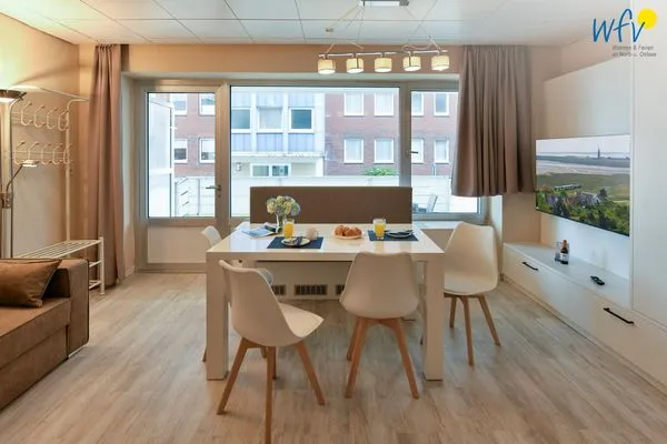 Wohnzimmer Haus Nautica Ferienwohnung 112