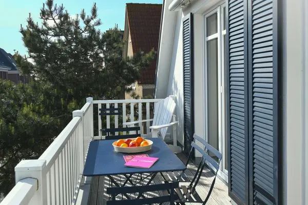 Balkon Ferienhaus Charlotte 48 Ferienwohnung große Charlotte