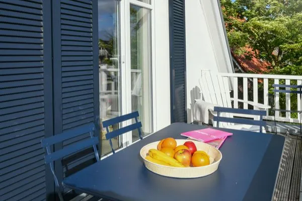 Balkon Ferienhaus Charlotte 48 Ferienwohnung große Charlotte