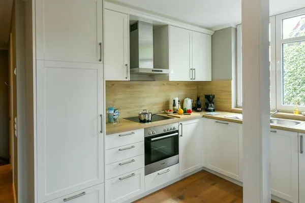 Küche / Küchenzeile Ferienhaus Charlotte 48 Ferienwohnung große Charlotte