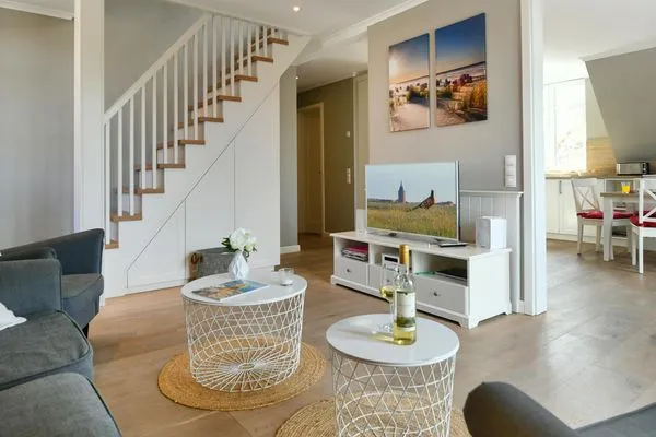 Wohnzimmer Ferienhaus Charlotte 48 Ferienwohnung große Charlotte