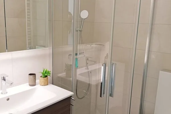 Badezimmer  Ferienwohnung D31