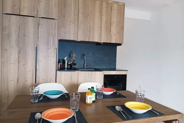 Küche / Küchenzeile  Ferienwohnung D31