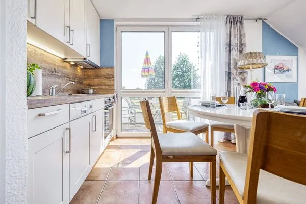 offene Küchenzeile Residenz am Strand Seeschwalbe - Wohnung 4-62