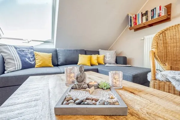 L-Sofa Residenz am Strand Seeschwalbe - Wohnung 4-62