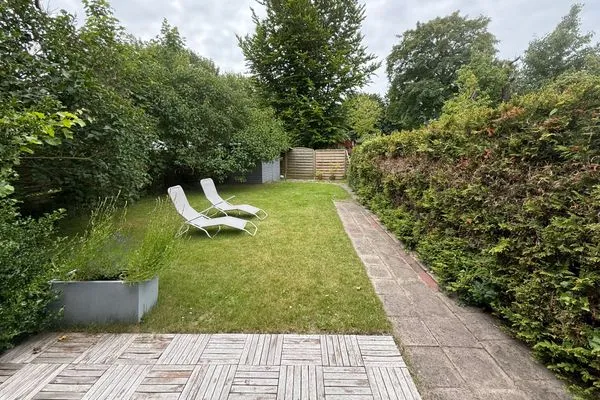 Gartenblick Haus Kehrwieder Datscha Gartenhaus