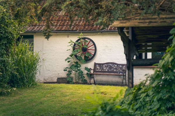  Haus Sonnenblume Halbinsel Eiderstedter - Gartenbank