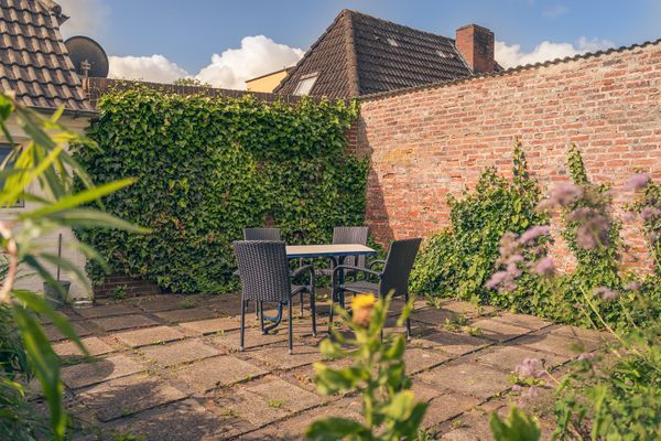  Haus Sonnenblume Halbinsel Eiderstedter - Terrasse