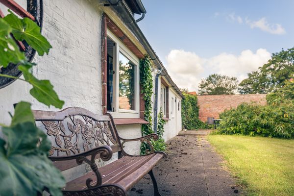  Haus Sonnenblume Halbinsel Eiderstedter - Gartenbank