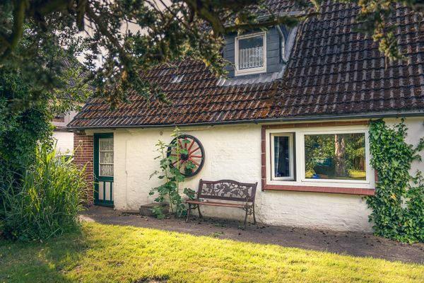  Haus Sonnenblume Halbinsel Eiderstedter - Gartenbank