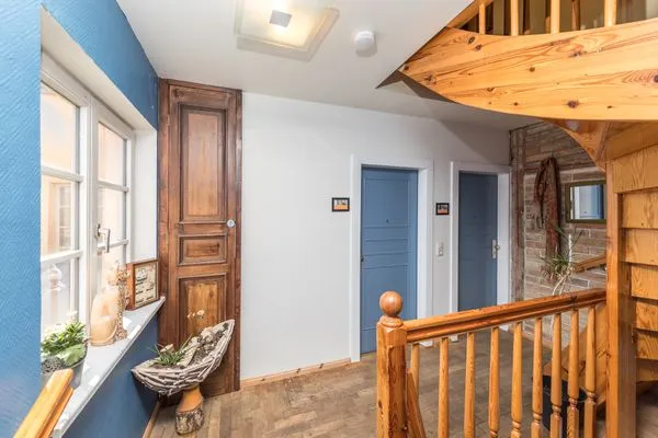 Ferienwohnung Hochzeitskoje Waren Hausflur  Hochzeitskoje