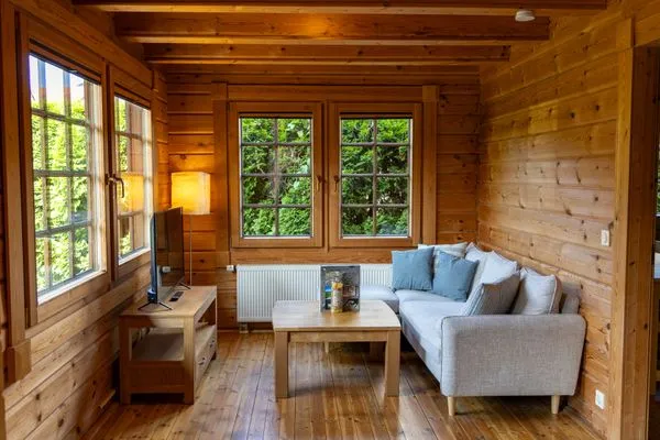 Wohnzimmer  Economy Blockhaus Fernando Magellan