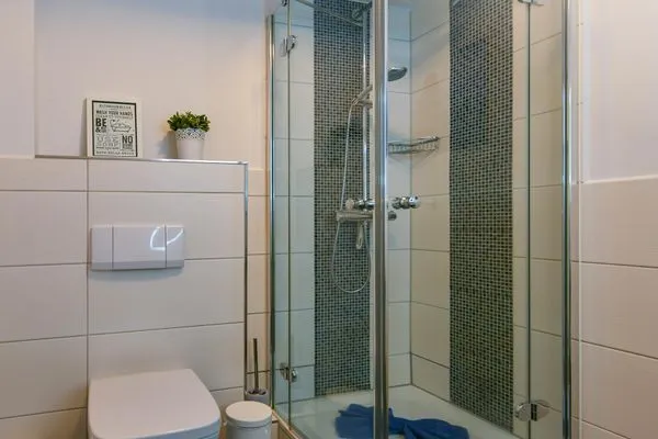 Badezimmer Haus Dünenblick Ferienwohnung 20