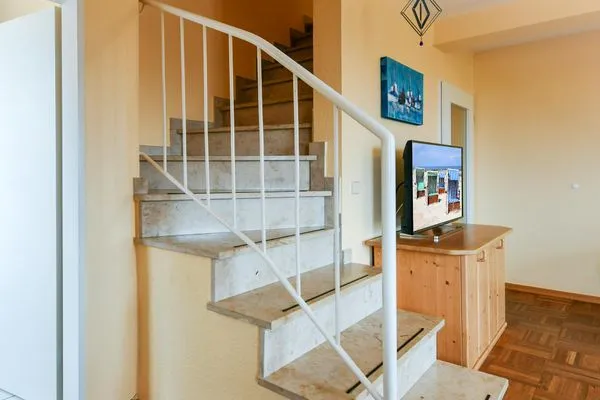 Wohnzimmer Haus Dünenblick Ferienwohnung 20