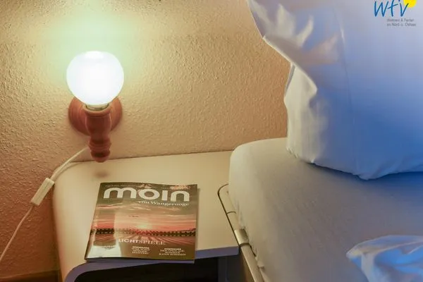 Schlafzimmer Haus Dünenblick Ferienwohnung 20