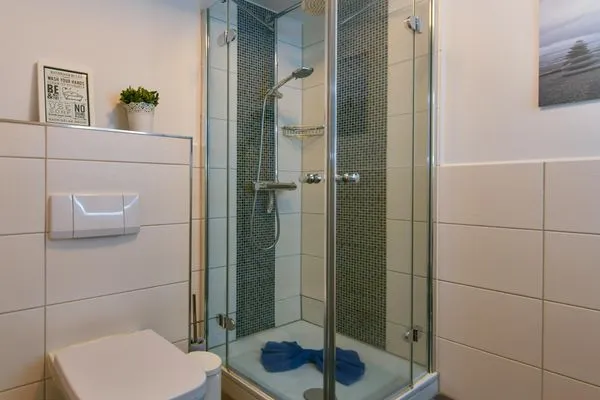 Badezimmer Haus Dünenblick Ferienwohnung 20