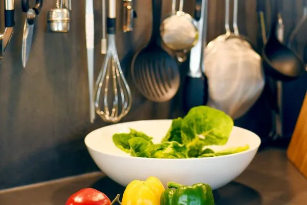 Küche / Küchenzeile Haus Seeblick Ferienwohnung Strandgold