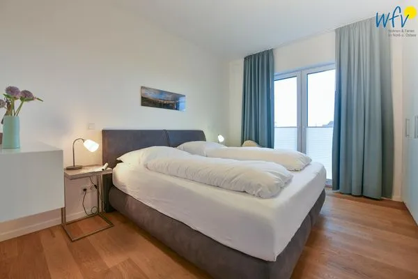 Schlafzimmer Haus Seeblick Ferienwohnung Strandgold