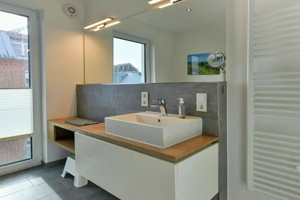 Badezimmer Haus Seeblick Ferienwohnung Strandgold