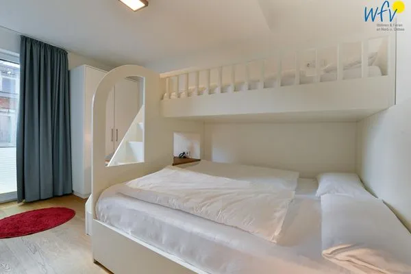 Schlafzimmer Haus Seeblick Ferienwohnung Strandgold