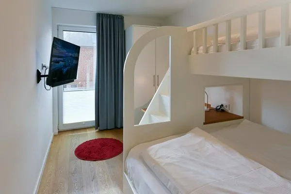 Schlafzimmer Haus Seeblick Ferienwohnung Strandgold