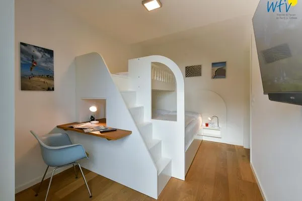 Schlafzimmer Haus Seeblick Ferienwohnung Strandgold