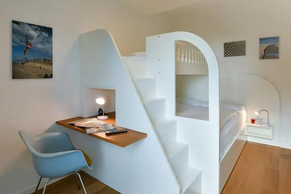 Schlafzimmer Haus Seeblick Ferienwohnung Strandgold