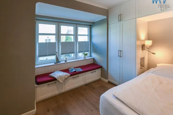 Schlafzimmer Ferienhaus Charlotte 48 Ferienwohnung kleine Charlotte