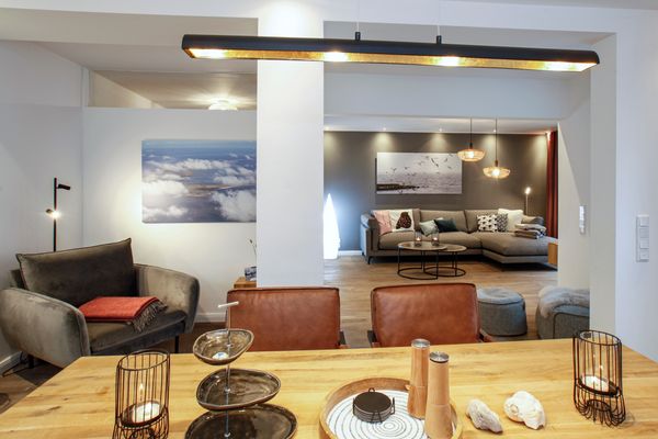  Ferienwohnung Dünenloft Wangerooge - Wohnzimmer