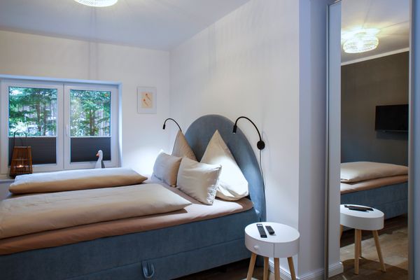  Ferienwohnung Dünenloft Wangerooge - Schlafzimmer